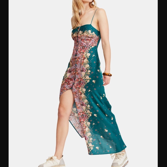 morning song printed maxi slip